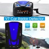 Laserdetektorer Velocity Radar Vehicle Advanced Car Security Protection Monitor Alarm System V7 LCD Display Universal12711