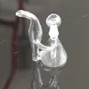 5,5 inch helder waterleidingen waterpijpen Recycler olie Dab Rig 14 mm mannelijk gewricht voor roken