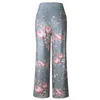 Pantalon décontracté noué à la ceinture 27 modèles à la mode pantalon imprimé camouflage à nouer lâche floral America dots impression pantalon pour femmes filles