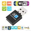 Portable Mini USB WiFi Dongle Adapter 2.4G Wireless WiFi Receiver Extenal Network Card 300 Mbps för Win 7 / 8/10 Mac OS Linux