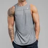 Tank Top Mannen Fitness Vest Print 2019 Mode Gyms Singlet Canotte Bodybuilding Stringer Muscle Guys Mouwloos Vest