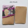 2 Stuks / Pack Pruik Cap Haarnet voor Weave Hairnets Pruik Netten Stretch Mesh Zwart Bruin Beige Pruik Cap voor het maken van pruiken Gratis grootte