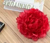 Bröllopssimulering Peony Flower Head Bakgrund Flower Wall Road Ball Handmade Arrangemang Silkduk Dahlia Flower Head WY336