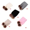 Winter Children Neck Scarf Boys Girls Baby Scarf fur ball knitted wool Scarves Kids Girls Warm Scarves LJJA3103