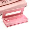 Light Pink Glitter False Eyelashes Packaging Box 3D Mink Lashes Empty Package Box Cardboard Magnetic Eyelash packaging box8552636