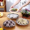 Stainless Steel Steamer Round Stackable Dumpling Steaming Kitchen Dining Bar Rack Thickening Water Steamer Household Cook Food Grid Tools