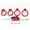 Vent Hole Design Male Chastity Device Locking Belt Cage med 4 ringar #R43