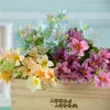 5 teile/los Künstliche blumenstrauß 18 köpfe von lilien seide flores für wohnkultur hochzeit display lilie gefälschte strauß dekor blume zweig