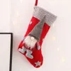 Medias de Navidad Titulares con 3D Gnomo sueco Muñeca Árbol de Navidad Colgante Colgante Adornos para chimenea Decoraciones navideñas Regalos JK1910
