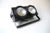 2 Stück 2 Augen 100 W MINI Cob LED-Publikumslicht 2 Augen warm/kaltweiß Bühnen-DMX-LED-Blinder-Publikumslicht