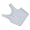 Casual Breattable Buckle Kort bröst bröstbindemedel väst toppar bröstbindemedel underkläder tank tops bandage andningsbar sidhak216i