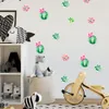 Concise fleshiness botany akvarell vägg klistermärken ett vardagsrum sovrum barn hus bakgrund dekoration subventioner