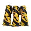 Hoge kwaliteit Golf Blade Putter Cover Headcover met PU-leer Ja Gedrukt patroon Custom Design voor alle standaard putters, zwart