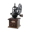 Vintage Manual Coffee Grinder Wheel Design Hand grinding machines coffees mill coffees bean machine Retro coffee machine for home use