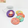 Sublimation Blank Round Coaster MDF Wood DIY Customed Cup Pad Hard Wooden Pad Cup Mat Pad Hot Drink Holder