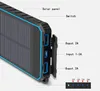 Solar Powerbank Carregador de Bateria Externa Dual USB 20000 mAh Carregador de Bateria Externa Poverbank Telefone Universal