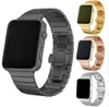 IWATCHバンドシリーズ4 3 2 1ステンレスメタルストラップのための高級ステンレス鋼アップルウォッチ42mm 38mm 40mm 44mm腕時計バンドT190620