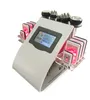 6 en 1 radiofréquence ultrasonique de vide de cavitation 8 protections Lipo Laser amincissant la machine pour la station thermale