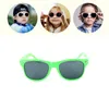 10 색 빈티지 아이 선글라스 슈퍼 귀여운 캔디 컬러 아이 야외 태양 안경 다채로운 여름 해변 아기 선글라스 무료 배송