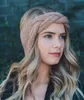 Dziana szydełkowa opaska damska zima moda ciepła headwrap hairband turban uszy cieplejka czapka czapka opaski akcesoria do włosów