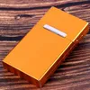 Nyast Färgglada Ultra-Tunna Mini Metal Cigarette Case Portable Aluminium Alloy Box Innovativ Design Shell för rökverktyg Hög kvalitet