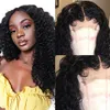 Short Lace Frontal Wigs for Black Women Brazilian braided wig deep wave Glueless Human Curly with Baby 150 Density Front diva15164274