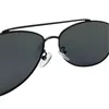 Großhandels-KUPNEPO Herren Luxusmode Polarisierte Markendesigner-Sonnenbrille 6-550 Brille schwarzer Rahmen schwarze Linse Schnelles Schiff Kostenloser Versand PRA26