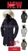 Cappotto Piumino INVERNALE da donna con cappuccio / giacche Snowdome Collo in vera pelliccia di lupo Parka in anatra cappotti trasparenti Giacca a vento Cerniera calda Parka spesso