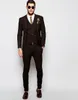 Popular One Button Groomsmen Peak Lapel Groom Tuxedos Trajes de hombre Boda / Prom Best Man Blazer (Chaqueta + Pantalones + Chaleco + Corbata) 501
