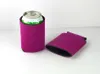 DHL Beer Can Coolers Sleeves Can Sleeves for Standard Cans Blank Poly Foam Beer Insulator Coolers many colors7280883