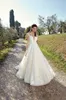 eddy k country style wedding dresses sheer neck summer bohemian lace appliques sexy buttons back boho bridal gowns custom made