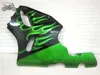 Kawasaki Ninja ZX7R 1996-2003 ZX7R 96 97 98 99 00 01 02 03 motosiklet grenaj kitleri için kiti kaporta Yeşil alevler