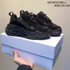 Designer Triple S Sapatos casuais Preto branco vermelho Sapatos baixos de sola grossa Luxo Paris Plataforma Tênis Old Dad Tênis que aumenta a altura