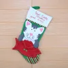 Pet Dog Christmas Stocking Personaliseer Envelop Patroon Opknoping Kousen Opslag Gift Bag voor Familie Holiday Season Decor en Party Toegang