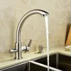 Vouruna WhiteBlackChrome 3 Way Filtr Wody Tap Tri Flow Kitchen Kamienny Factory Direct Hurt