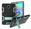 Bir Tip Ağır Darbeye Dayanıklı Kickstand Hibrid Robot Kılıf Kapak Samsung Tab A 10.1 P580 Tab A 10.5 T590 10 adet / grup