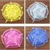 Silicone Bowl Lids Reusable Food Wrap Covers Keeping Fresh Seal Bowl Stretchy Wrap Cover Kitchen Cookware yq01319