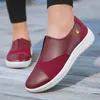 Vrouw Vrouwen Sneakers Wit Flats Loafers Pu Leer Slip op Schoenen Lage Hakken Casual Schoenen Espadrilles Dames Maat 35-42886