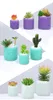 Flavored Flower Pot Crystal Cute Fleshy Flower Pot Office Lazy Flower Pot Seepage Water Breathable Light Multi-color Optional EEA619