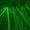 Sharelife 9 Yeux Vert Tête Mobile Araignée Faisceau Laser Lumière DMX Maître-Esclave Accueil Gig Party DJ Éclairage De Scène Professionnel 109G