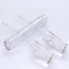 Novos tubos vazios de brilho labial de 7,8 ml redondos e transparentes tubos de brilho labial com varinha tubos vazios de brilho labial transparente transporte rápido