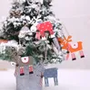 Горячие Главная Праздничная елка декора древесины Окрашенные Elk Подвеска Xmas Party Decor Deer Подвески Рождественские украшения для дома