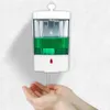 700ml Indicatore LED Dispenser di sapone Vivavoce a parete Grande capacità Home Hotel Bagno Sensore IR Touchless automatico T200517