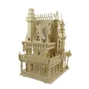ビクトリア朝のドールハウスのおもちゃファンタジーヴィラ3DパズルDIYスケールモデルと大人の工場価格のための建物卸売順序