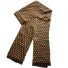 Bufanda larga de seda de morera 100% para hombre, pañuelo de doble capa, elegante y sedoso