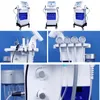 Professionele spa gebruik 5 in 1 watermachine gezichtszuurstof spuitpistool Hydro dermabrasie led licht therapie schoonheid apparatuur