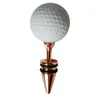 Golf Wine Bottle Stoppers Grip Ze Stali Nierdzewnej Silikonowe Likier Piwo Butelka Korek Pasek Narzędzia SN362