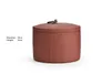 1113 cm Jar Candy Cans Ceramic verzegelde Pu039er Pot Storage Bus voor keukendoos paarse klei geurpotjes met L93508835366675
