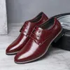 Toppkvalitet Plus-Size Mens Shoes US6 ~ US13 Business Dress Arbeta Sko Klassisk Brudgum Bröllopsstorlek 38-48