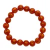 2019 mode kreativa naturliga pärla smycken röd agat förgyllda bokstäver sex ord av sanning pärlstav armband